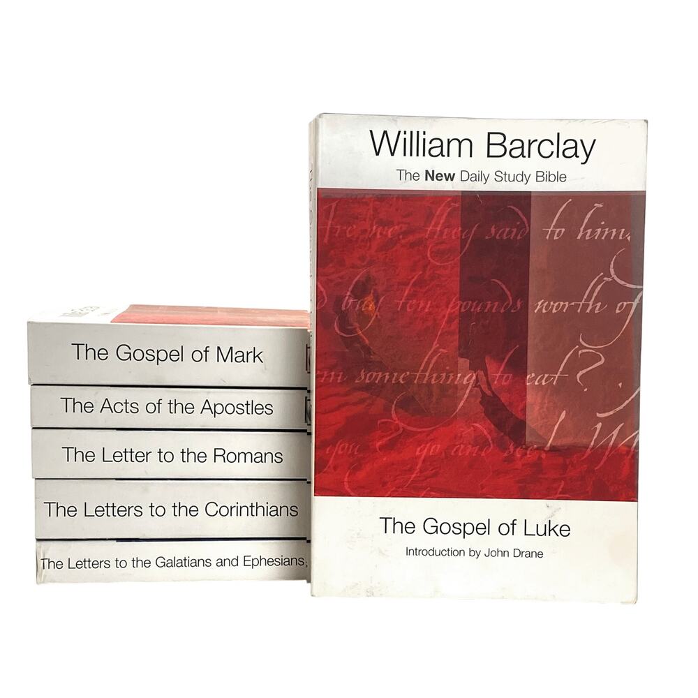Gospel Books By William Barclay The New Daily Study Bible Set Of 6 Paperback